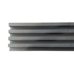 WPC Indoor Fluted 4 in 1 Panel - Charcoal Gray