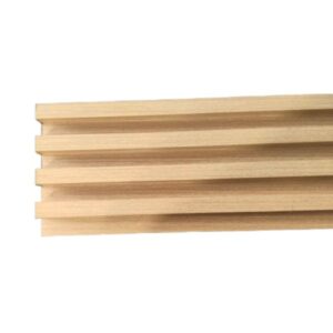 WPC Indoor Fluted 4 in 1 Panel - Yellow Tech Wood